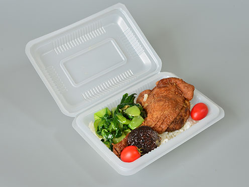 對折PP吸塑飯盒