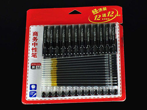 中性筆吸塑面罩