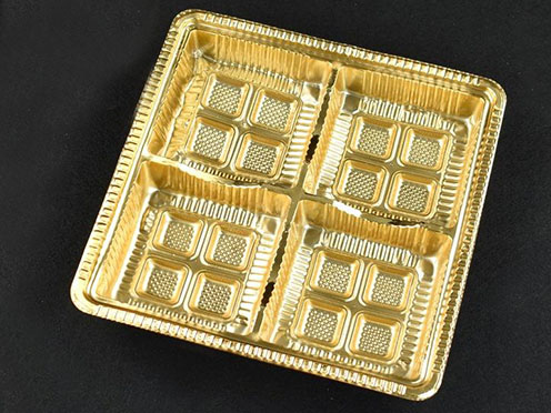 鍍金月餅吸塑內托