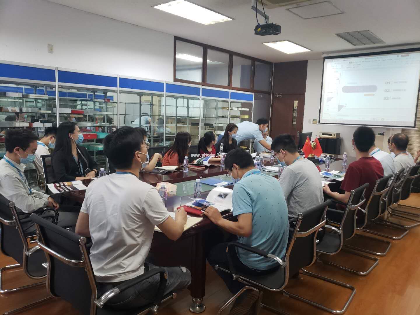 熱烈歡迎【揚盛印務】一行來我司參觀學習